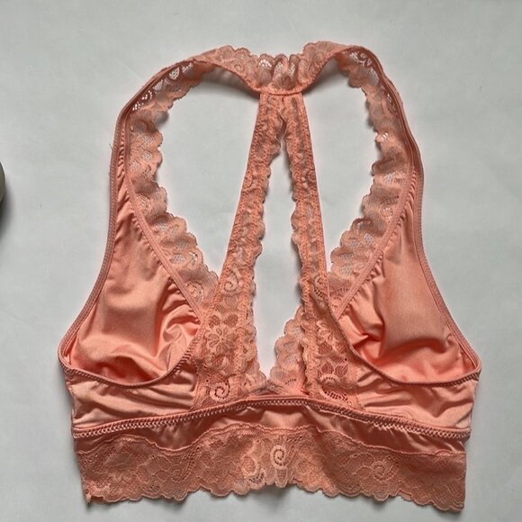 Aerie Lace Razorback Coral Bralette NWOT - Picture 6 of 8